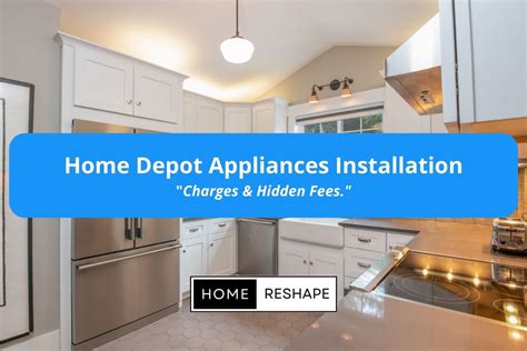 how much does home depot charge to install a stove